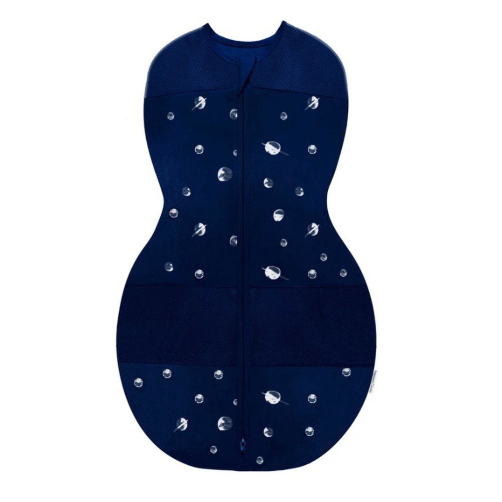 Happiest Baby • NWT Sleepea Swaddle, small, blue